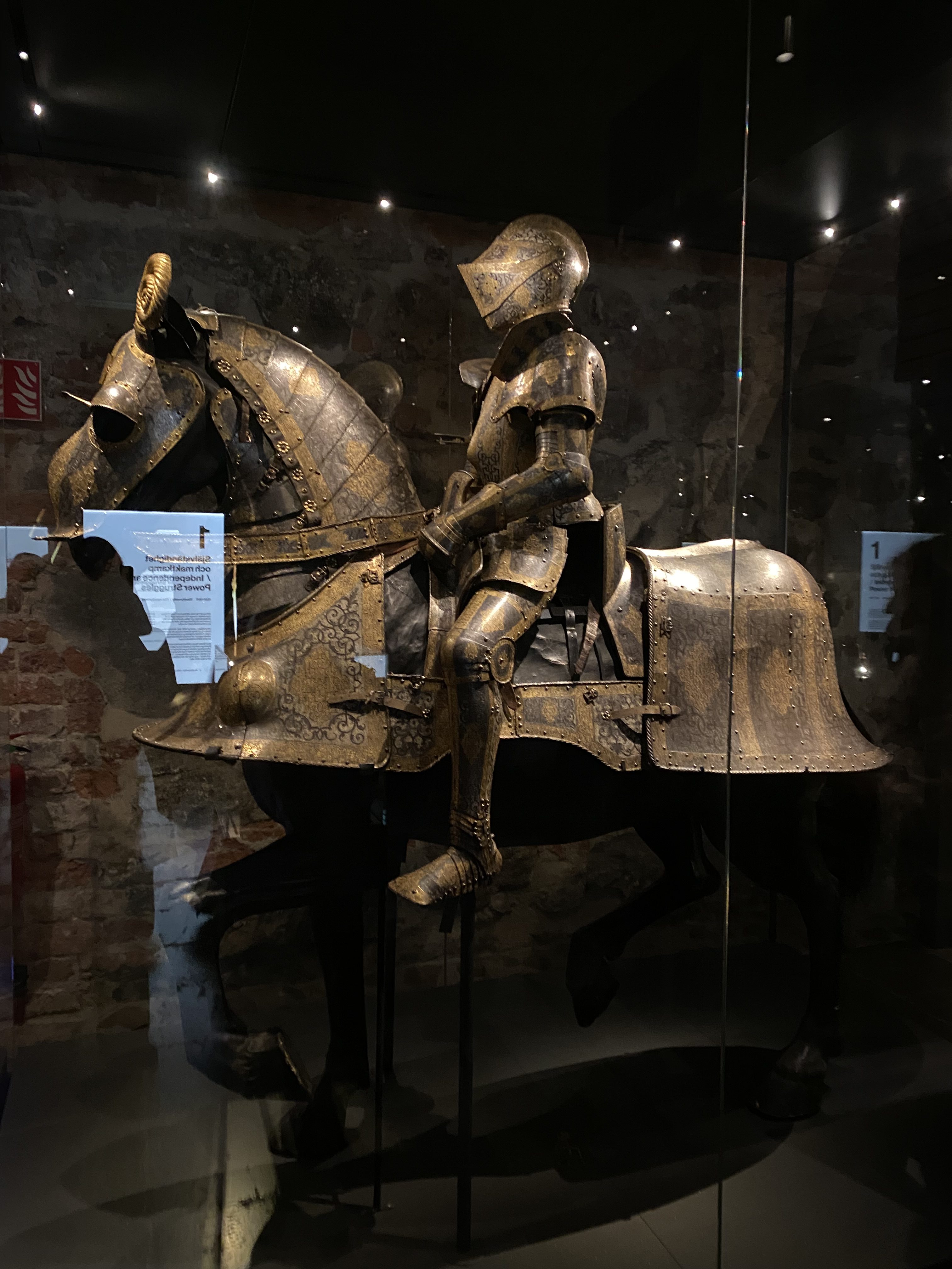 Eksponatai Švedijos Karališkosios pilies Arsenale