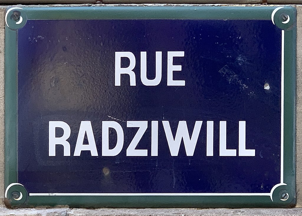 Radvilos gatvė Paryžiuje