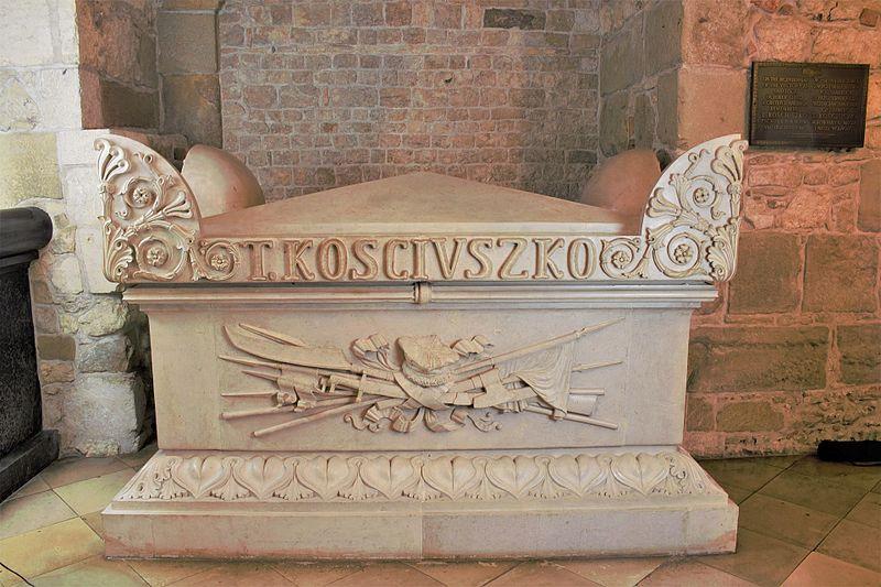 Tado Kosciuškos sarkofagas Vavelio katedroje