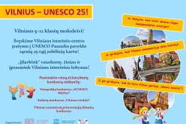 Kūrybinis konkursas „Vilnius – UNESCO 25“