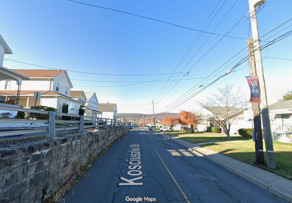 Tado Kosciuškos vardo gatvė Nantikoke