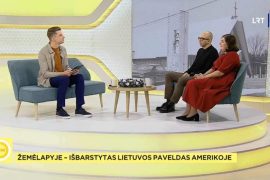 Paveldo komisijos pirmininkė Vaidutė Ščiglienė ir komisijos narys Vaidas Petrulis lankėsi LRT televizijoje