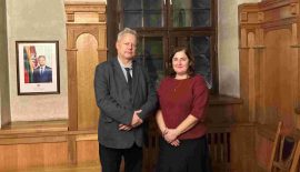 Susitikimas su ambasadoriumi ypatingiems pavedimams Evaldu Ignatavičiumi