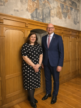 Susitikimas su Lietuvos Respublikos užsienio reikalų ministerijos Globalios Lietuvos departamento Grįžimo į Lietuvą skyriaus vedėju Tadu Kubiliumi