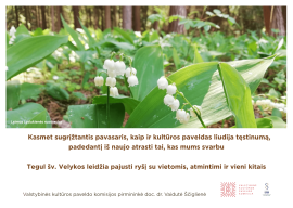 Sveikinimas šv. Velykų proga