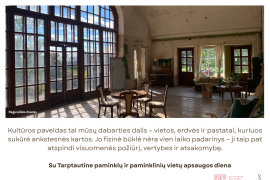 Sveikiname su Tarptautine paminklų ir paminklinių vietovių apsaugos dienos