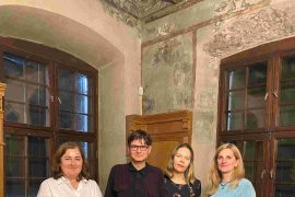 Susitikimas su projekto „Gabalėliai Lietuvos“ kūrėjais Aiste ir Augustinu Žemaičiais