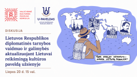 Diskusijoje – diplomatinės tarnybos vaidmuo aktualizuojant Lietuvai reikšmingą kultūros paveldą užsienyje